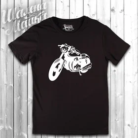 Прикольные футболки: Moto 014 Black